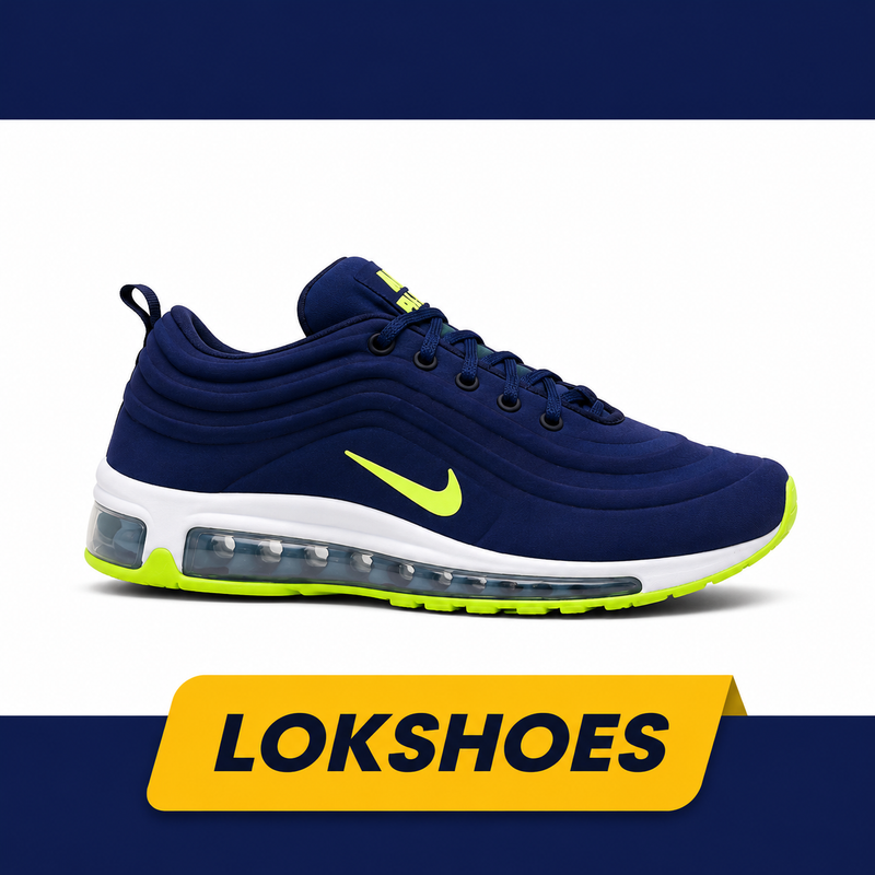 Tênis Air Max 97 Confortável Tecido Respirável Academia, Caminhada, corrida, Envio imediato!